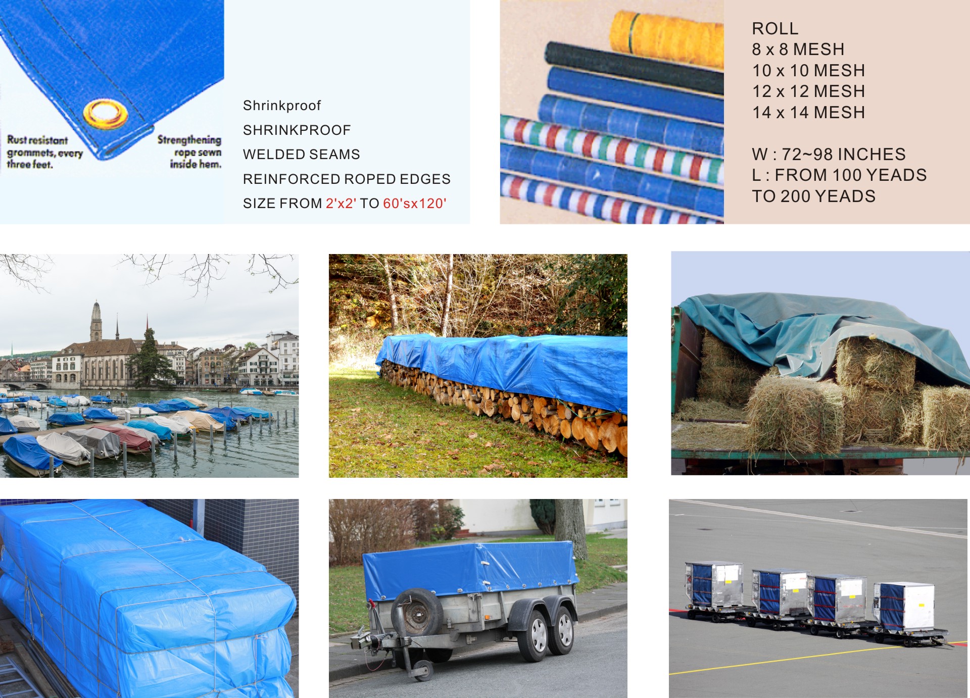 編織布和PE編織布的應用